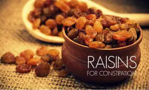 Raisins for constipation