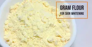 Gram Flour For Skin Whitening