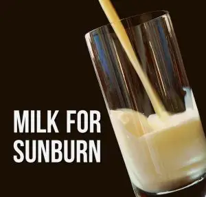 Milk For Sunburn