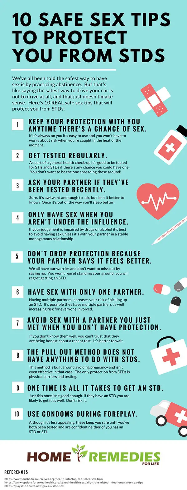 10 Safe Sex Tips to Protect You From STDs